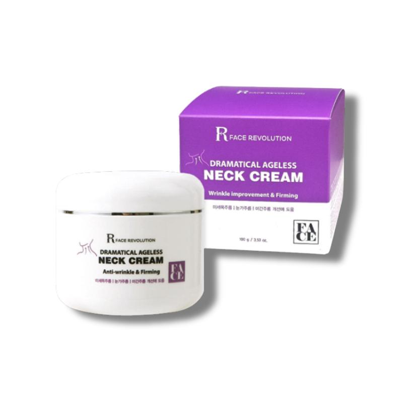 FACE REVOLUTION Dramatically Ageless Neck Cream 100g Wrinkle Care & Firming Treatment