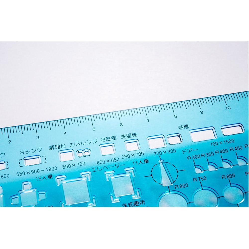 Staedtler Template Room Layout Ruler (Small) 1 Sheet 976 08