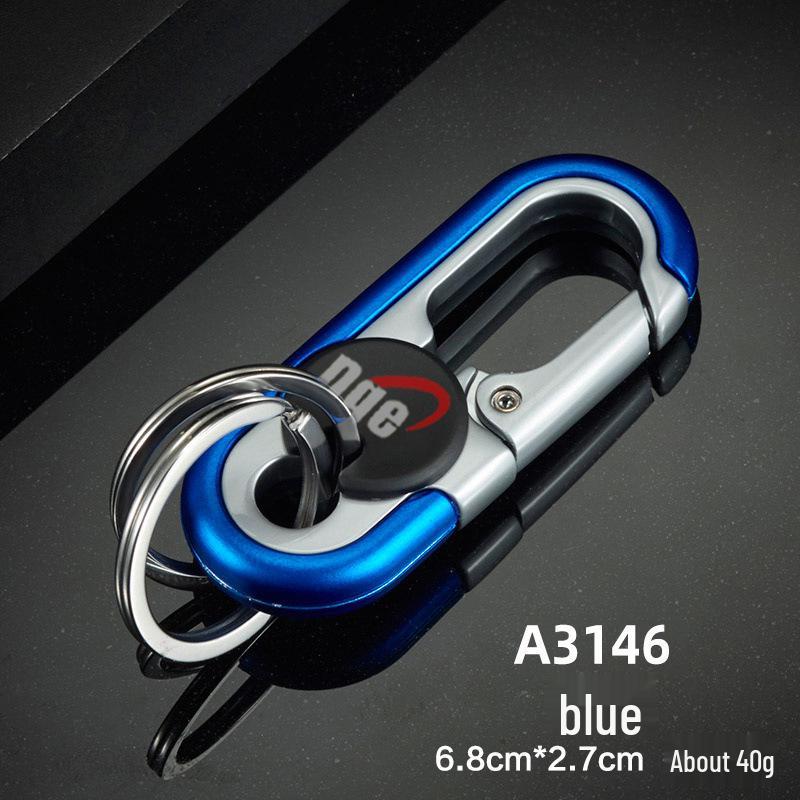 Men's Stainless Steel Multifunctional Car Keychain: Creative High-End Alloy Pendant