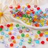 84pcs Czech Faceted Rondelle Beads 8mm AAA Crystal Glass Loose Spacer Beads for DIY Jewelry Bracelet Craft Making Supplies