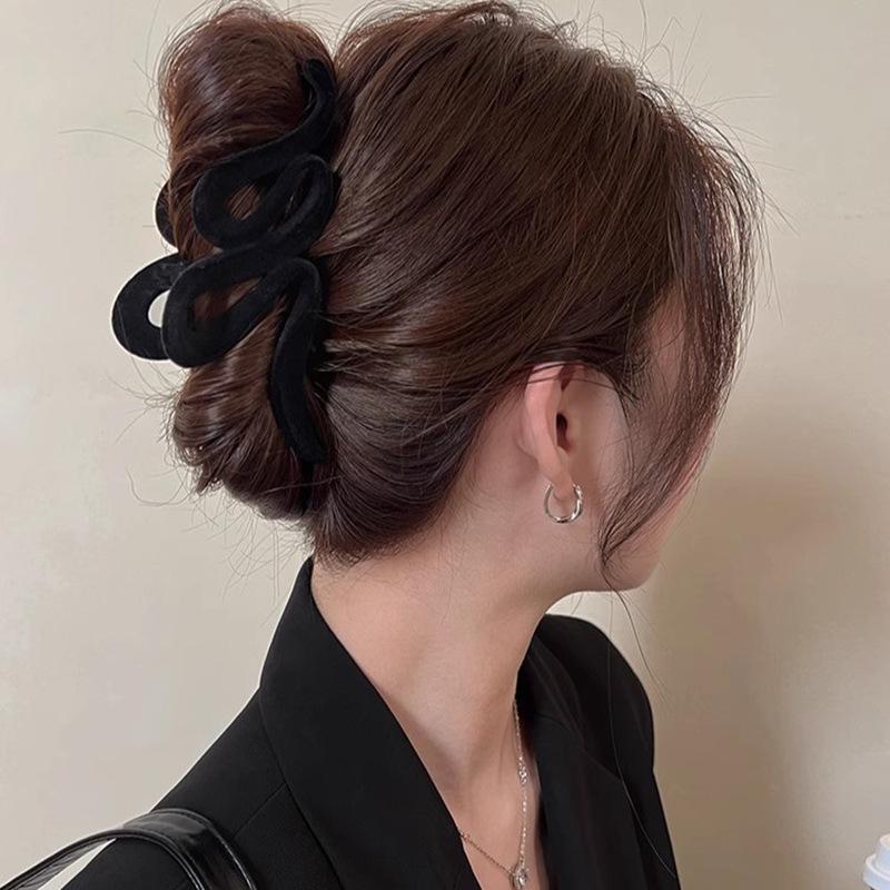 Exquisite Acrylic Claw Clip for Thick Hair - Large High-End Shark Hairpin