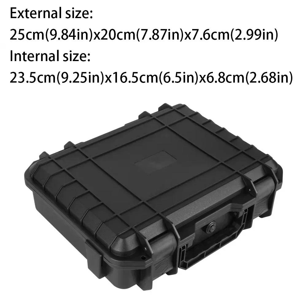 

Instrument Hard Case Toolkit Plastic Hardware Toolbox with Sponge Storage Case Box Safety Protector Waterproof Organizer