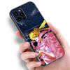 Japan Cartoon Sailor Moom Black Silicone Phone Case For Apple iPhone 12 13 Mini 11 14 15 Pro Max 7 8 Plus X XR XS SE 2020 2022