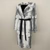 OFTBUY Real Rabbit Fur Natural Fur Coat Women Winter Fashion Warm Hooded Women Fur Jacket Designer Cold Outerwear New Fashi9on