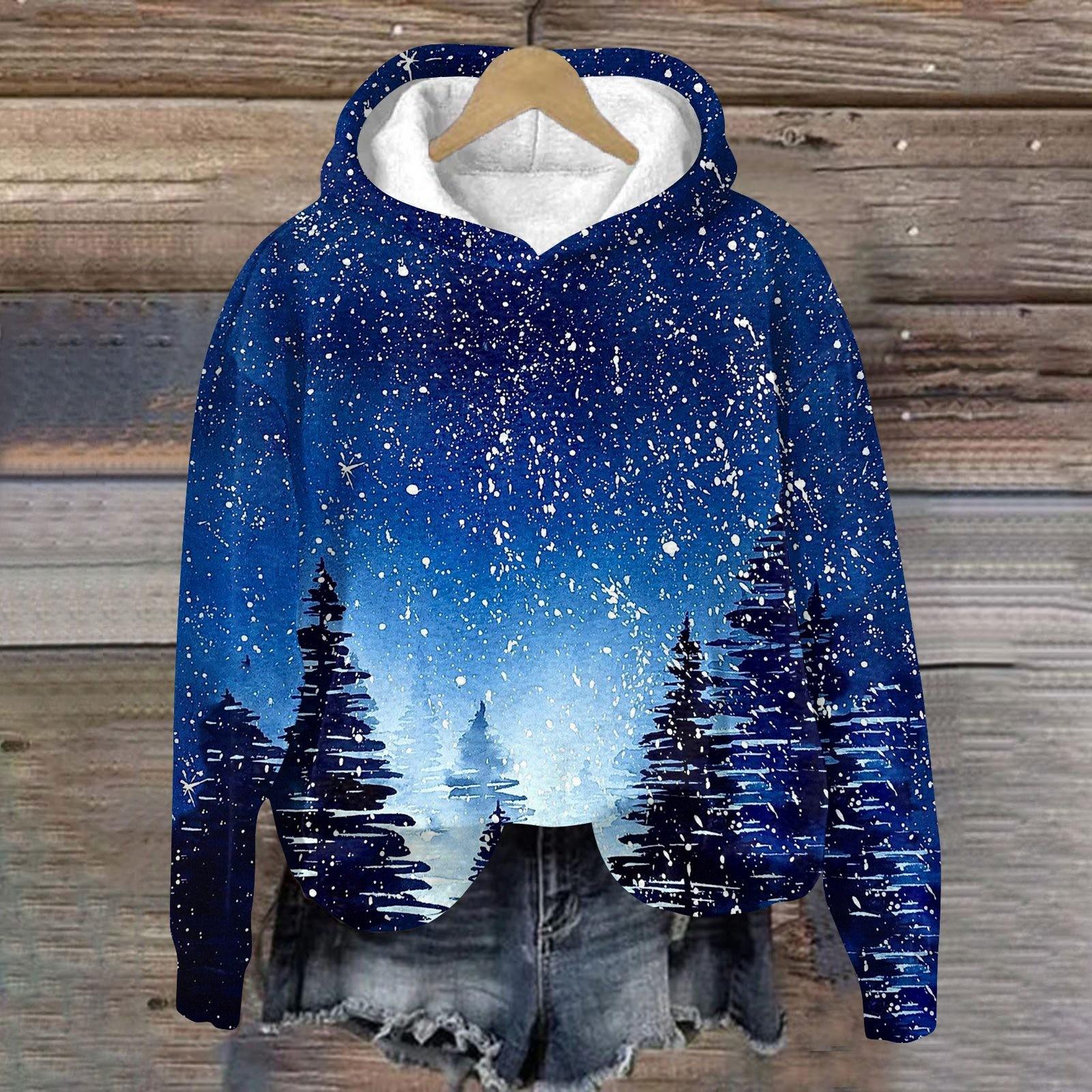 

Женская мода, повседневные универсальные повседневные толстовки, топы с длинными рукавами, толстовки XL синий