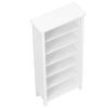 1:12 Scale Dollhouse Miniature Bookcase Simulation Dollhouse Decoration FurnitureWhite