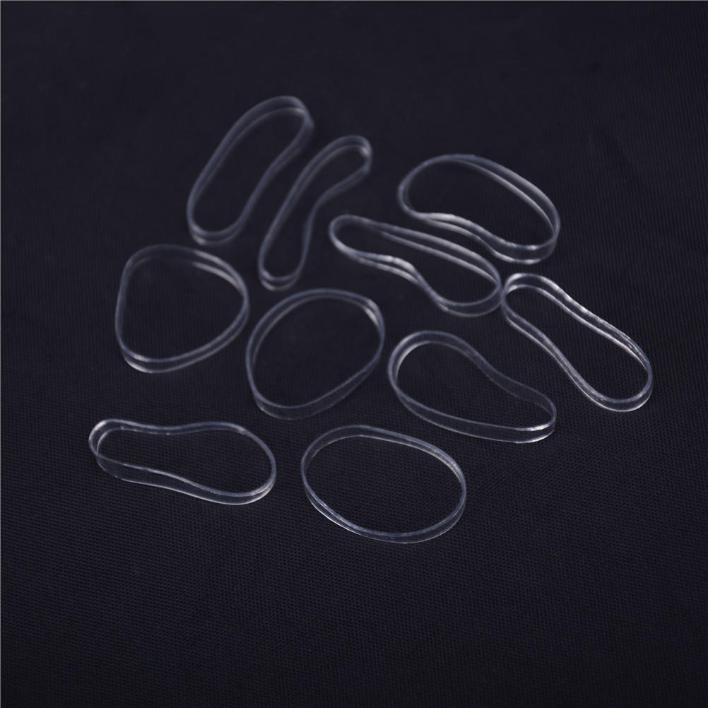 500 Stück Klare Haargummis Elastische Gummibänder Haargummis Seile Ringe