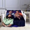 Coperta stampata retrò della band Tokio Hotel, coperta calda in flanella morbida e confortevole, biancheria da letto per casa, viaggio, regalo di compleanno