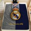 Real Madrid Team Logo,pattern Flannel Blanket, High Quality Comfortable for All Seasons, Home Decor, Warmth and Comfort, Perfect for Gifts.