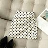 2026 Polka Dot Mini Skirt Womens Elegant French Style Bodycon Work Daily Wear