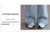 Women's High-Waisted Light Blue Wide-Leg Jeans - Spring/Autumn 2025, Slimming Loose Straight-Leg Floor-Length Pants