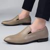 Fashion Moccasin Non-slip Loafers New Arrival Business Shoe High Quality Men Slip-On Shoes Genuine Leather Casual Shoes Driving Flats
