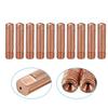 10-Pack Premium Copper 15AK MIG Welding Contact Tips 0.8/1.0/1.2mm M6x24mm Nozzles Welding Nozzle Set Torch Accessories