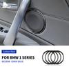 Carbon Fiber Door Speaker Ring Sticker for BMW 1 Series E81 E82 E87 E88 2008-2013 Interior Trim