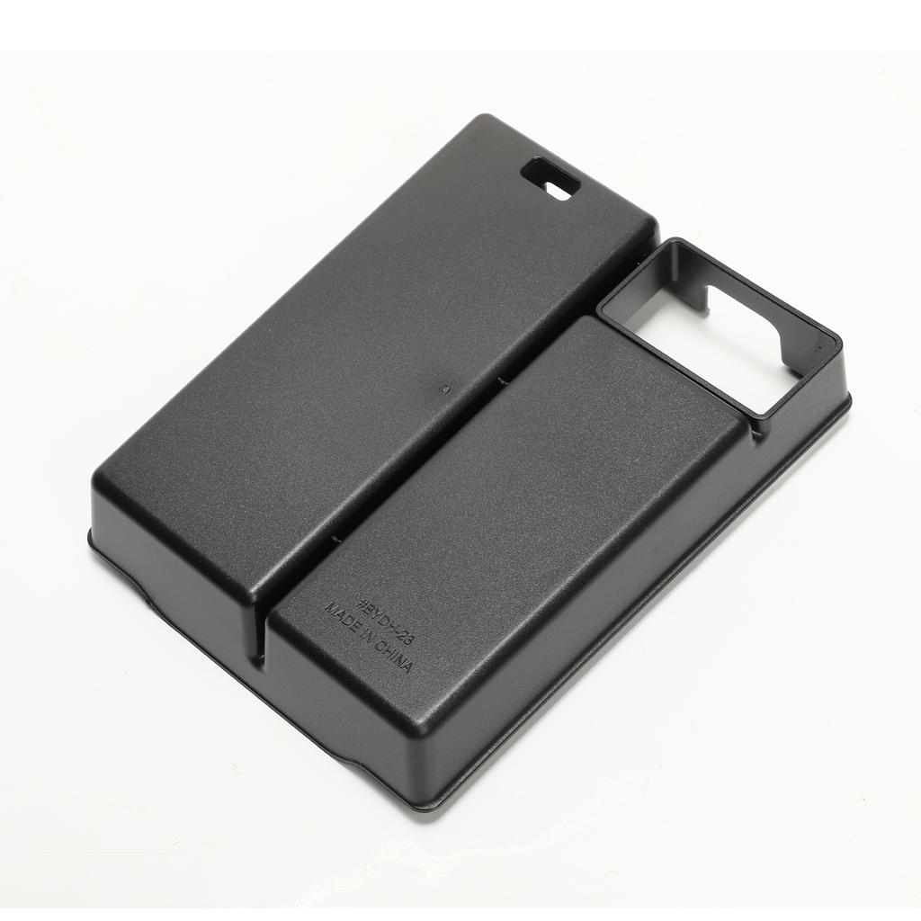 for BYD Han Center Console Armrest Storage Box Car Central Tray Organizer Accessories Tidying Black ABS+PVC