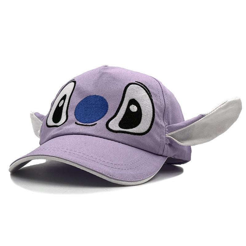 Baseball Kids Cartoon Cap With 3d Ears Sun Protection For Casual Wear
