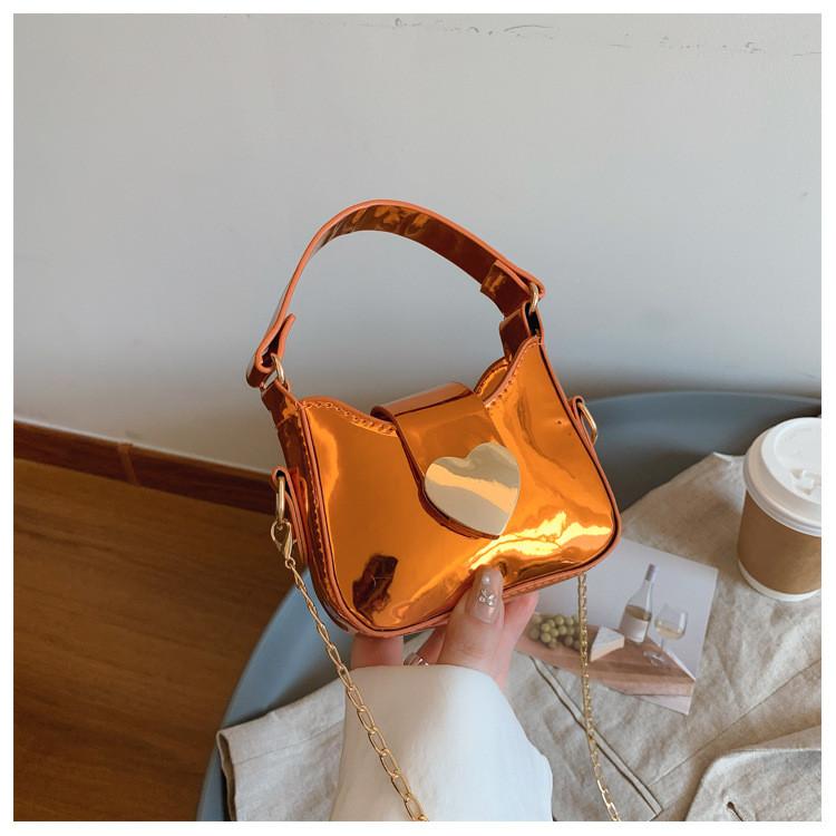 

Дитячий модний гаманець із серцем, лакований матеріал ПУ, для шкільних дівчат