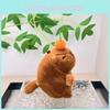 Super Capybara Soft Plush Doll With Pull Tail For Fun Keychain And Decoration Bag