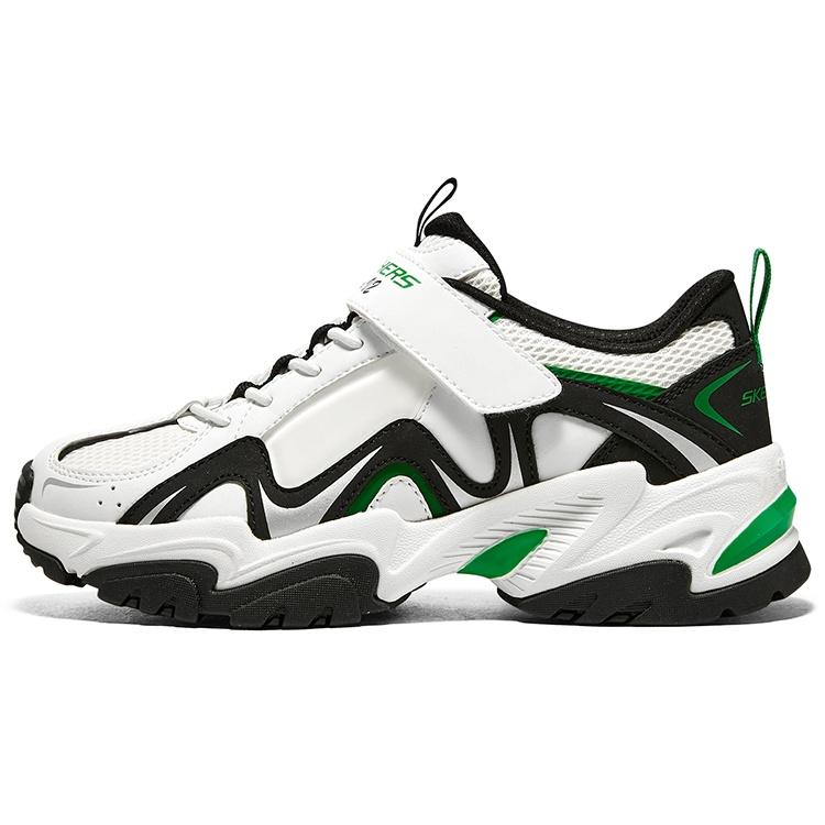 (GS) Skechers DLITES 2.0 White Green Kids 405252L-WGR EU 28.5