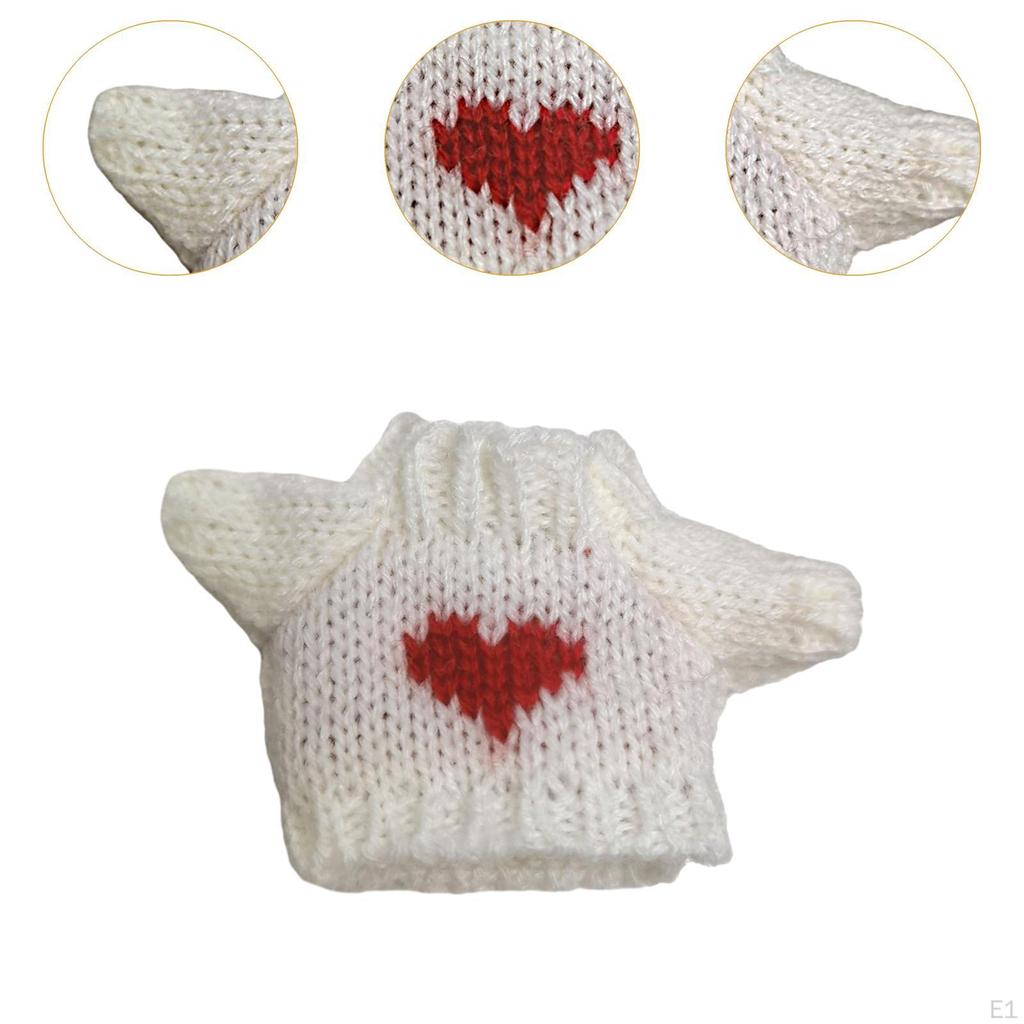 Knitted Doll Sweater Adorable Clothing Fashion Costume Accessories Clothes for 7.87inch