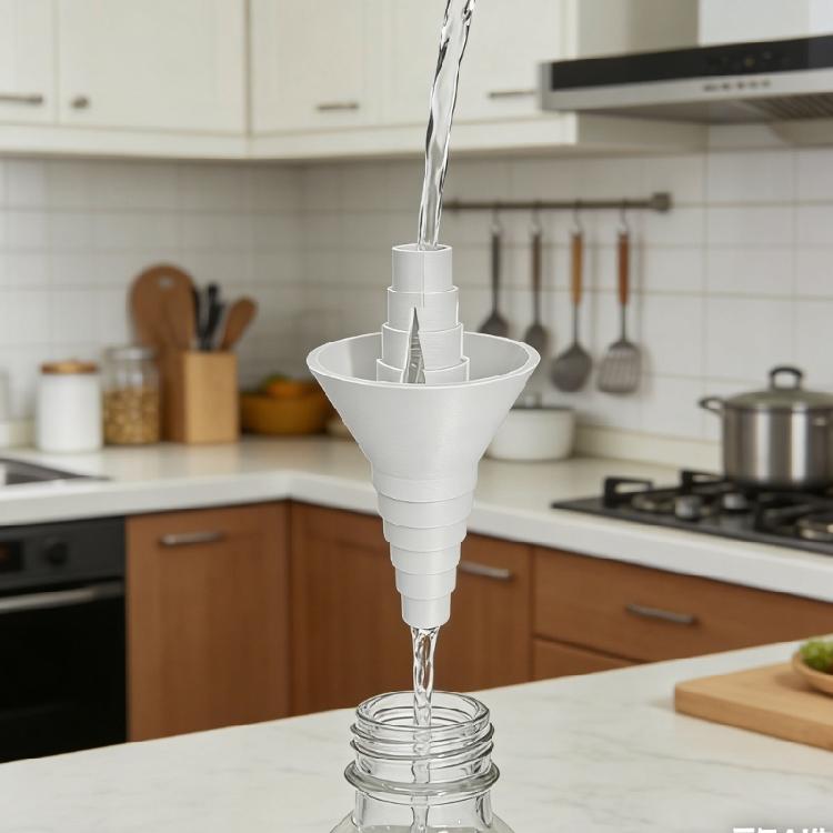 Durability Plastic Funnel with Wide Mouthes Opening Suitable for Various Liquid Container Camping Tool