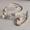 Car Rearview Mirror Aromatherapy Pendant - 8ml Glass Perfume Bottle for Interior Decoration