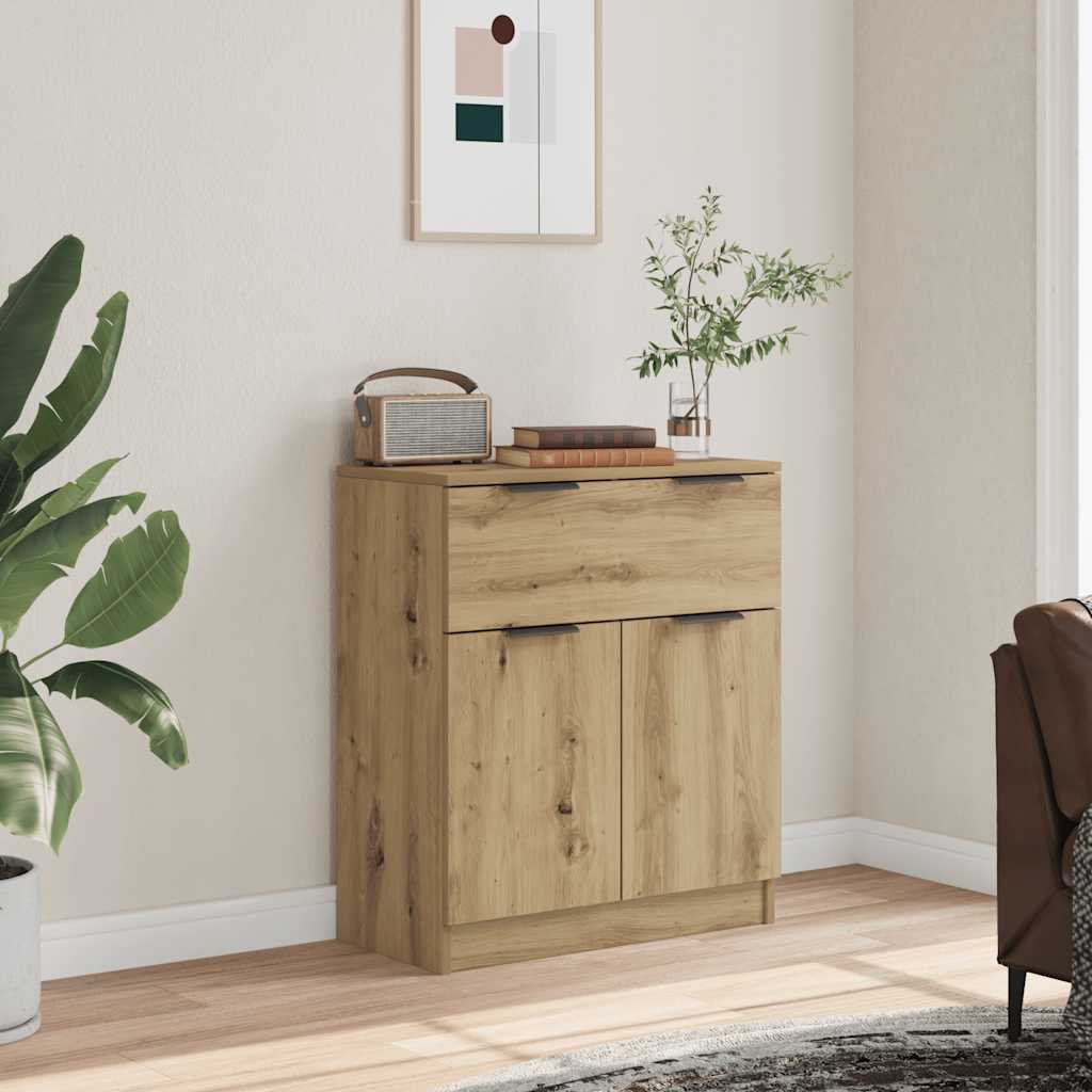 Vidaxl Kommode, Artisan Eiche, 60x30x70 cm, Holzwerkstoff