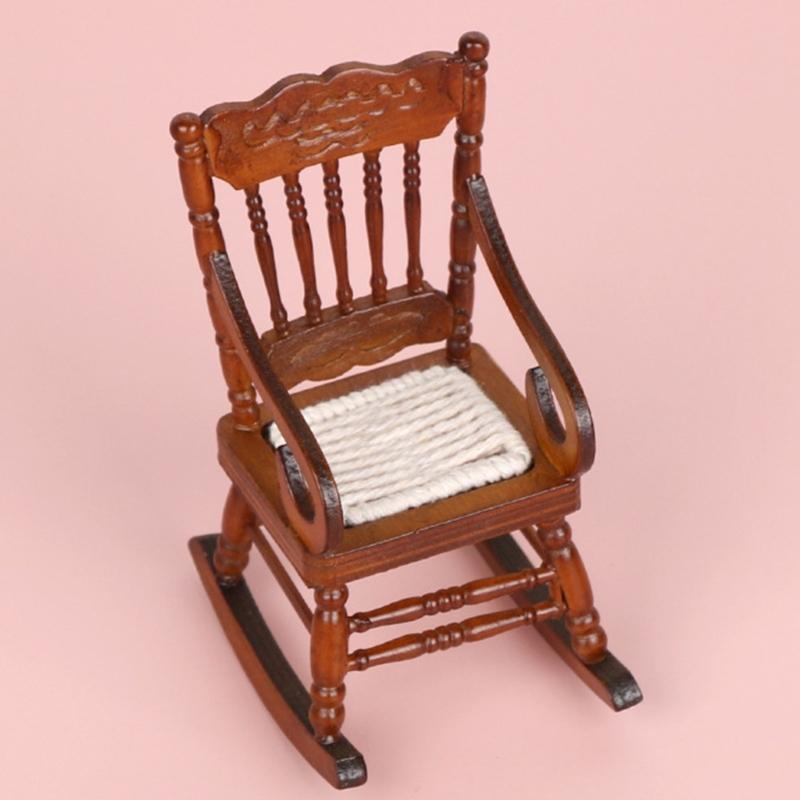 Dollhouses Crib Model Realistic Dollhouses Mini Crib Realistic Play Single Realistic 1:12 Model Mini Size Toy