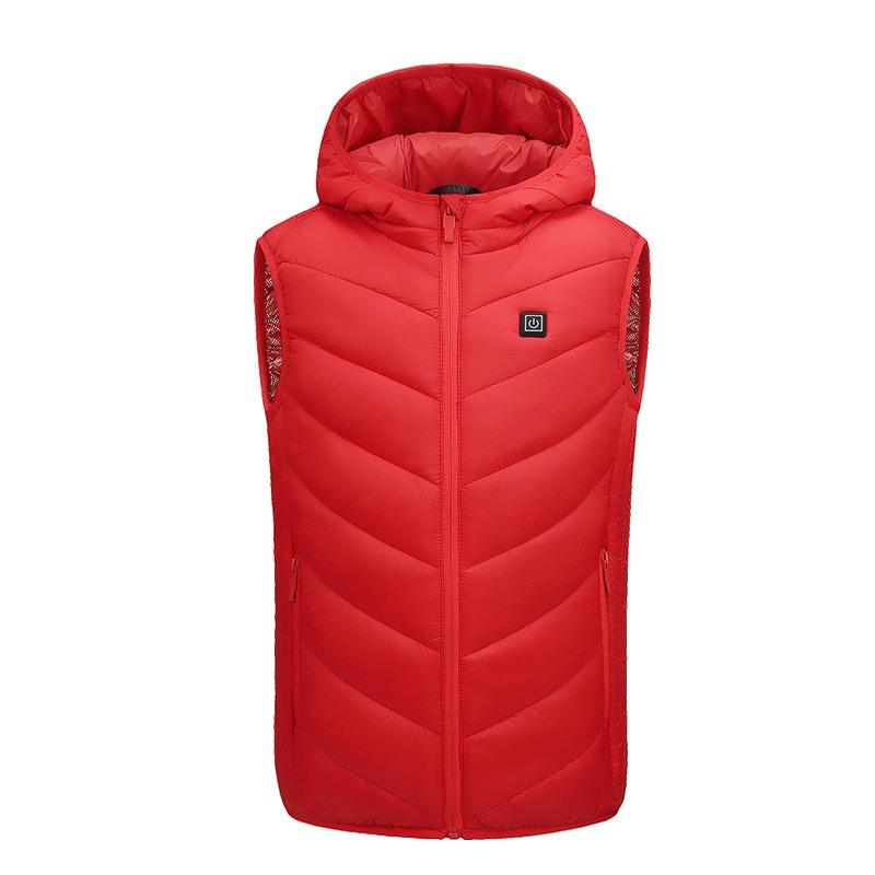 Smart Electric Heating Hooded Vest USB Charging Warm Heating Vest Children Boys and Girls