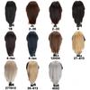Synthetic Messy Bun Hair Piece Claw Clip In Hair Buns Extensions Straight Wig For Women Daily Use Hair Accessories