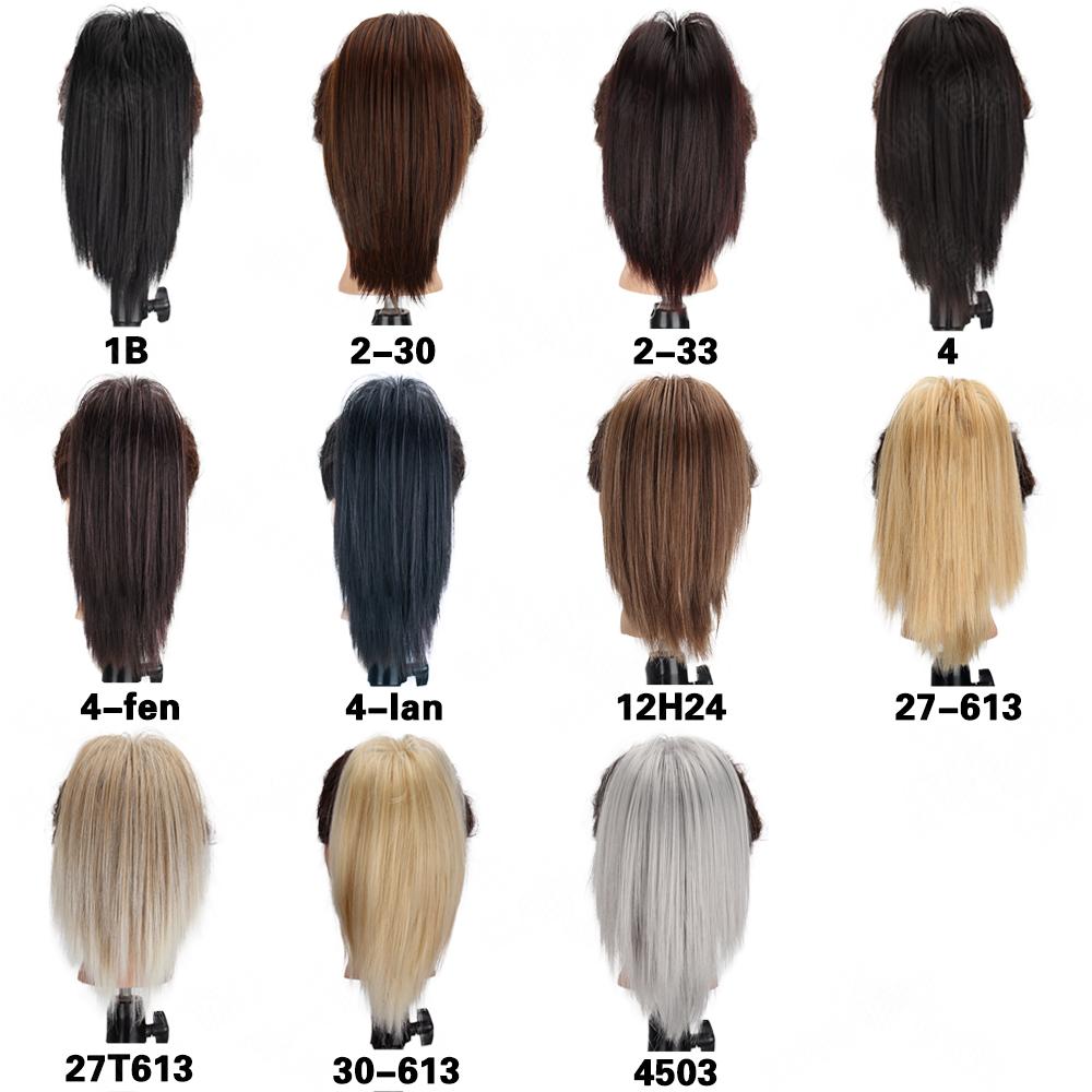 Synthetic Messy Bun Hair Piece Claw Clip In Hair Buns Extensions Straight Wig For Women Daily Use Hair Accessories