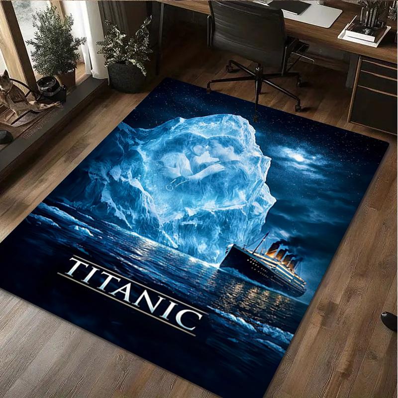 Titanic Carpet Office Decorative Carpet For Living Room Bedroom Door Mat Floor Rug Computer Chair Area Rug