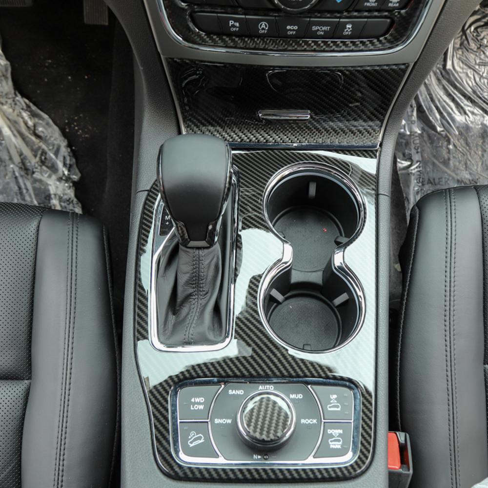 Car Four-wheel Drive Switch Knob Decoration Cover Ring Trim Stickers for Jeep Grand Cherokee 2011-2020 2025 Interior Accessories