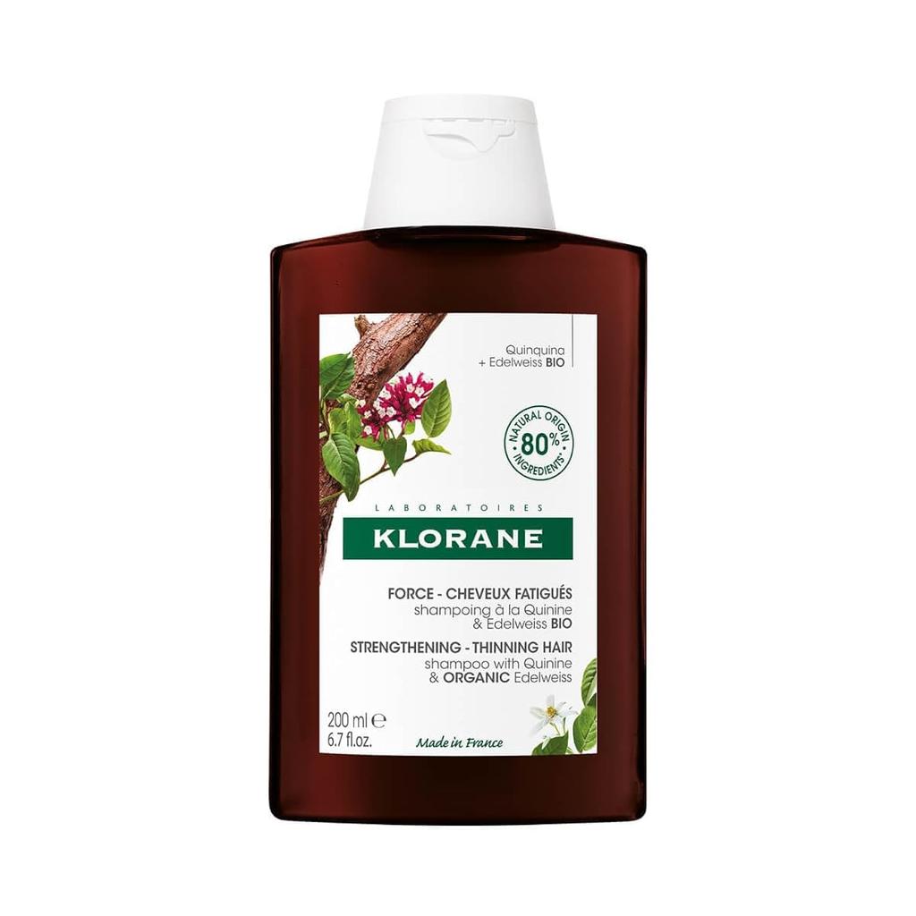 A LA QUININA Y EDELWEISS BIO champú anticaída 200 ml