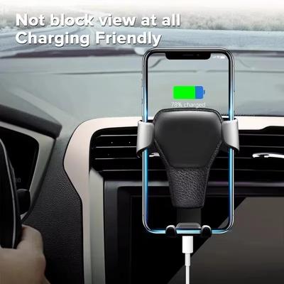 Gravity Car Phone Holder Air Vent Clip Mount Mobile Cell Stand Smartphone GPS Auto Locking Car Bracket For iPhone Xiaomi Samsung