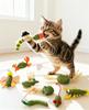 Catnip Cats Grass Chew Toy To Remove Hair Ball Molar Rod Mouse Chicken Feather Edible Cat Toy Tooth Cleaning Pet Cat Accessories