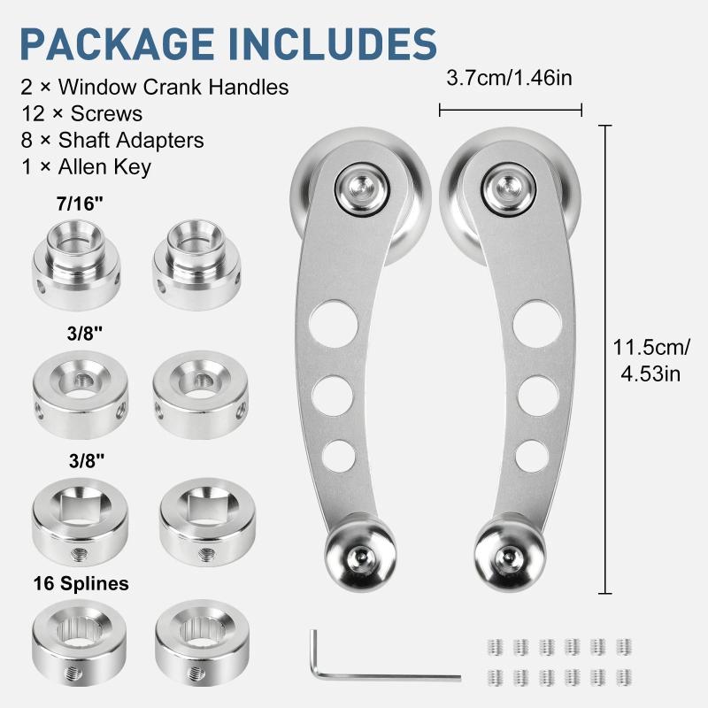 Set Manovella Alzacristallo Auto Maniglia Alzacristallo Auto Accessorio Auto Per Auto Vecchie Manovella Alzacristallo Maniglia Alzacristallo Auto Maniglia Alzacristallo Auto