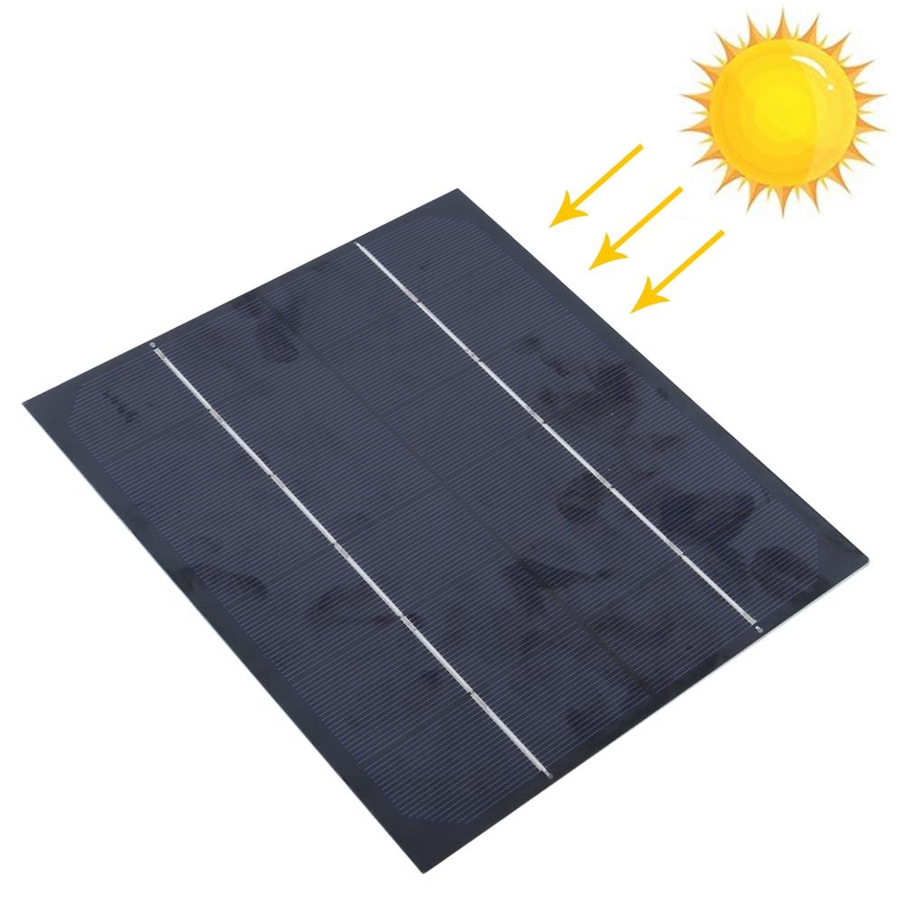 6W 6V Monocrystalline Silicon Solar Panel Outdoor for DIY Battery Charger Power Supply
