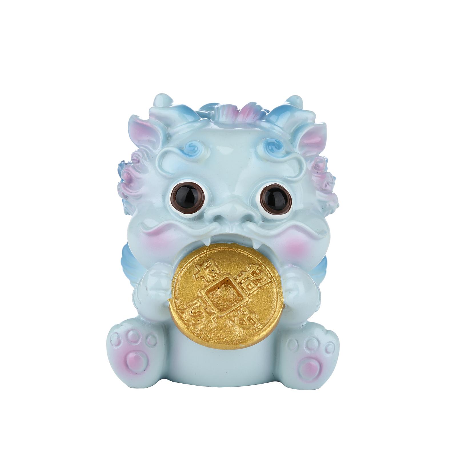 

Tomfeel Little Pixiu, скульптуры из смолы, национальные тренды, индивидуальные ремесла, настольные украшения, живые copper coins синий