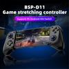 Wireless mobile game controller D11, expandable, with Hall triggers, compatible with tablet devices, supports tablet switching