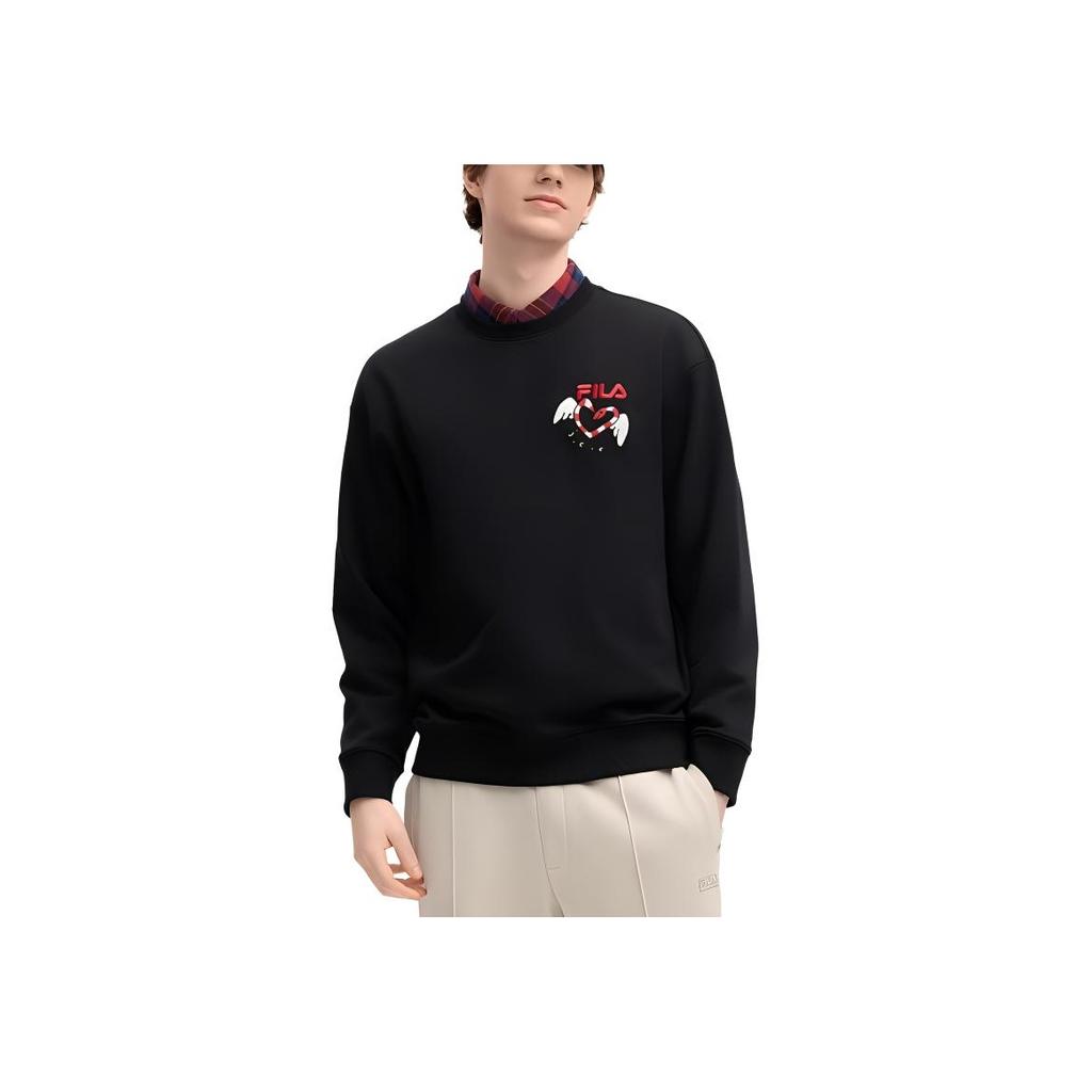 New FILA ORIGINALE Sweatshirt Unisex Jet Black F11U519202F-BK