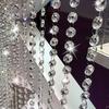 10PCS Shinning Acrylic Hanging Strand 100cm Party Wedding DIY Hanging Clear Beaded Curtain Home