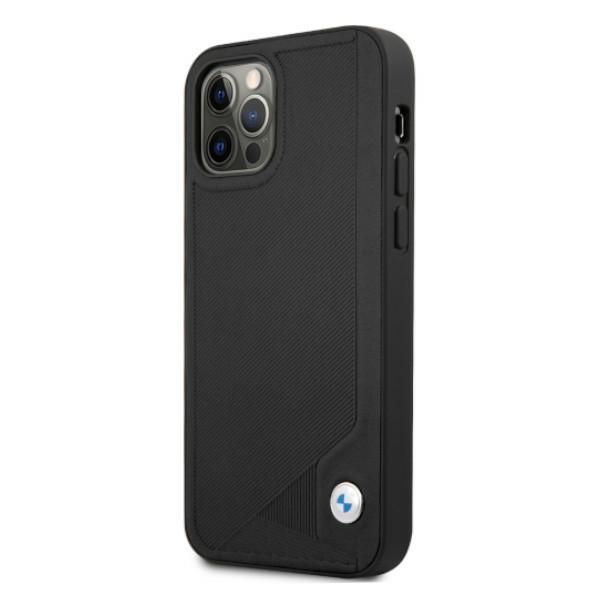 Etui Bmw Bmhcp12Lrcdpk Iphone 12 Pro Max6,7 Czarny/Black Hardcase Leather Deboss