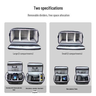 Single-Shoulder Crossbody DSLR/Mirrorless Camera Bag for Canon, Nikon, Sony, Fujifilm - Outdoor Photography Bag