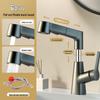 MDNG Gray Plated Pull-Out Basin Faucet