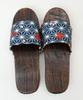 KYOETSU Geta Sandals with Japanese Burnt Paulownia Wood Measurement 24 Points 5 Women's Patterns, (Size 15, Centimeters)