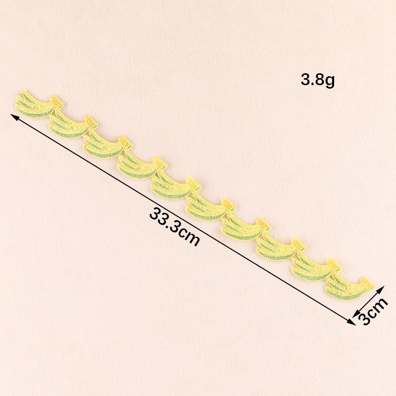 Computer Embroidery Cartoon Fruit Butterfly Lace Petal Hand Account Diy Clothing Accessories Water Soluble Embroidery Ribbon Cloth Sticker