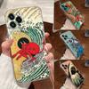 Japanese Culture Wave Dragon Anime Case For Apple iPhone 17 16 15 14 13 12 11 Pro Max 16 Plus 16E 17Air 17Pro Phone Cover Funda