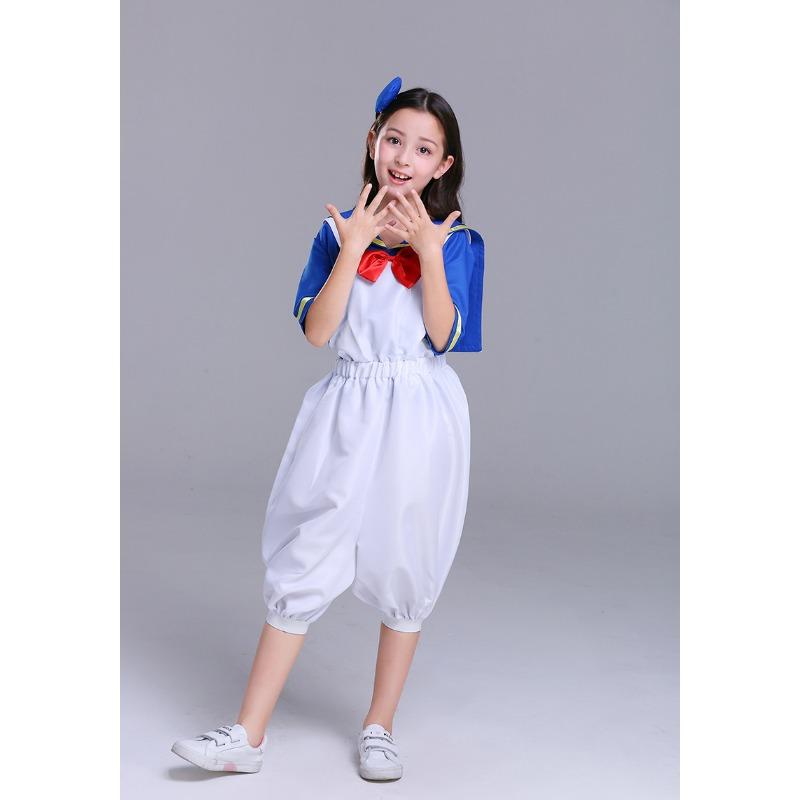 New Adult Children's Cute Duck Sailor Suit Navy Style Duck Cartoon Anime Characters
