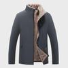Autumn/Winter 2024 Men's Thickened Velvet Jackets for Middle-Aged and Elderly: Warm and Fashionable.